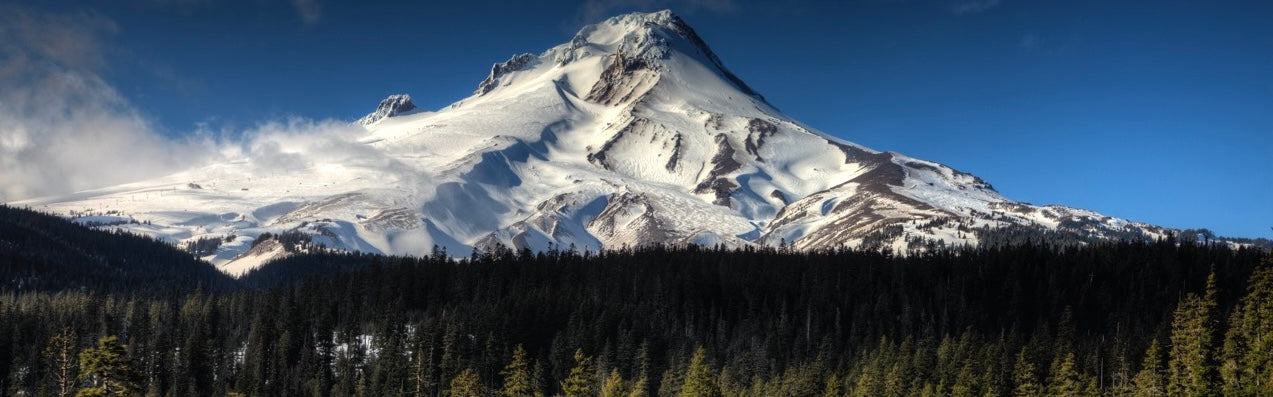 Mount Hood Glacier in the summer