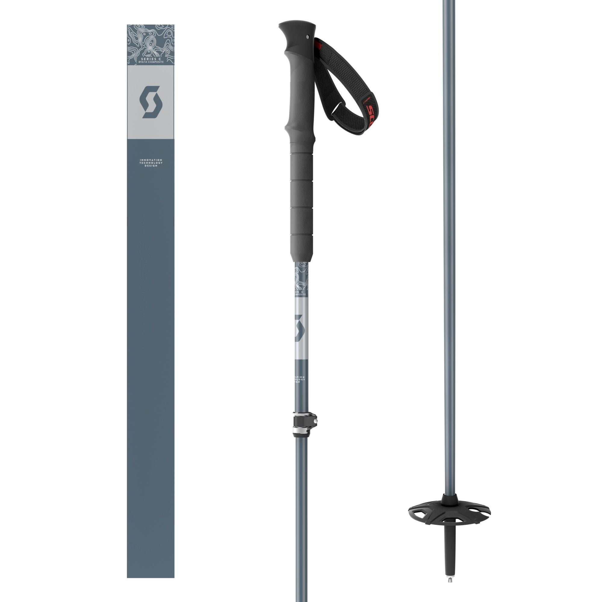 Scott ProGuide C SRS Adjustable Ski Poles