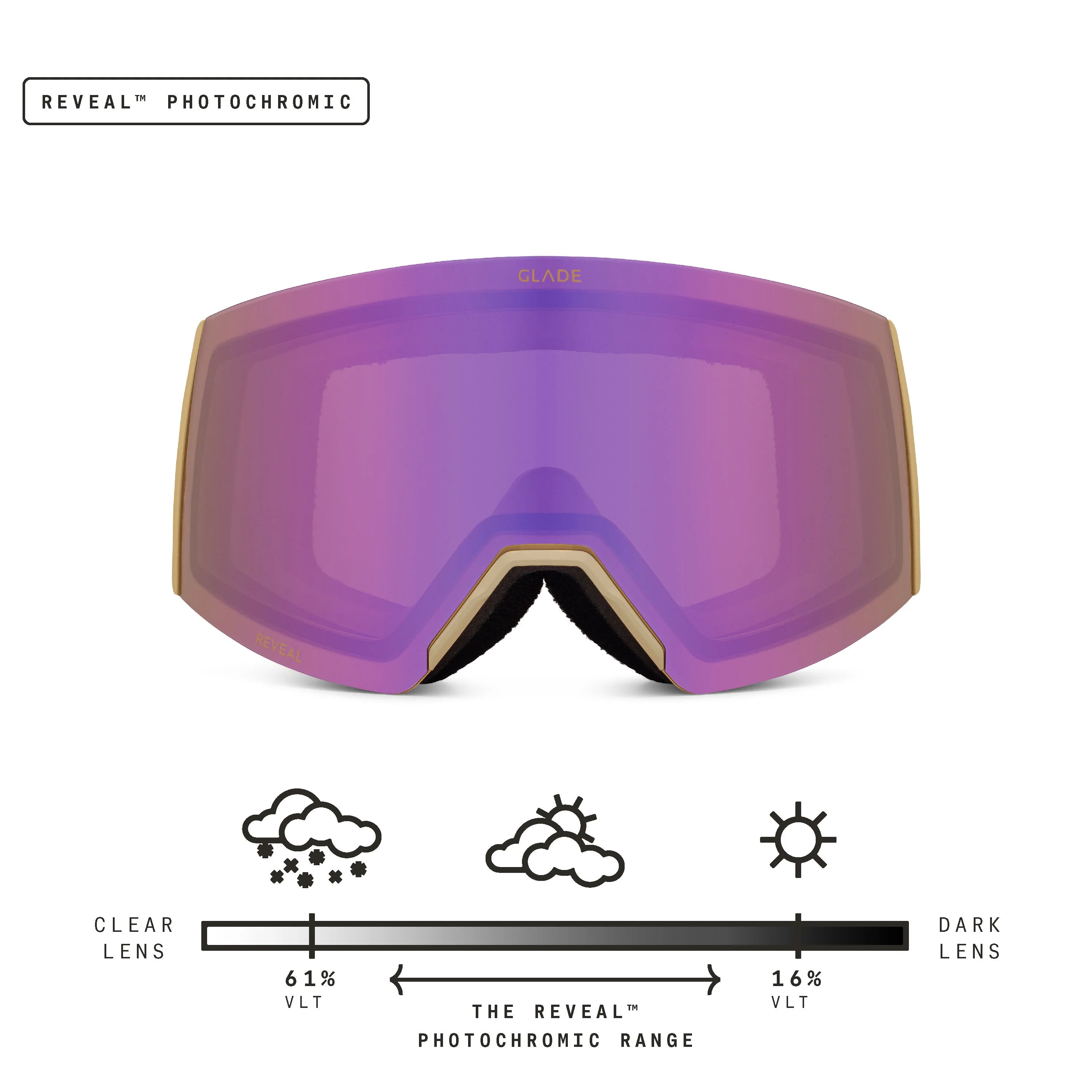 Reveal Photochromic Purple/Desert