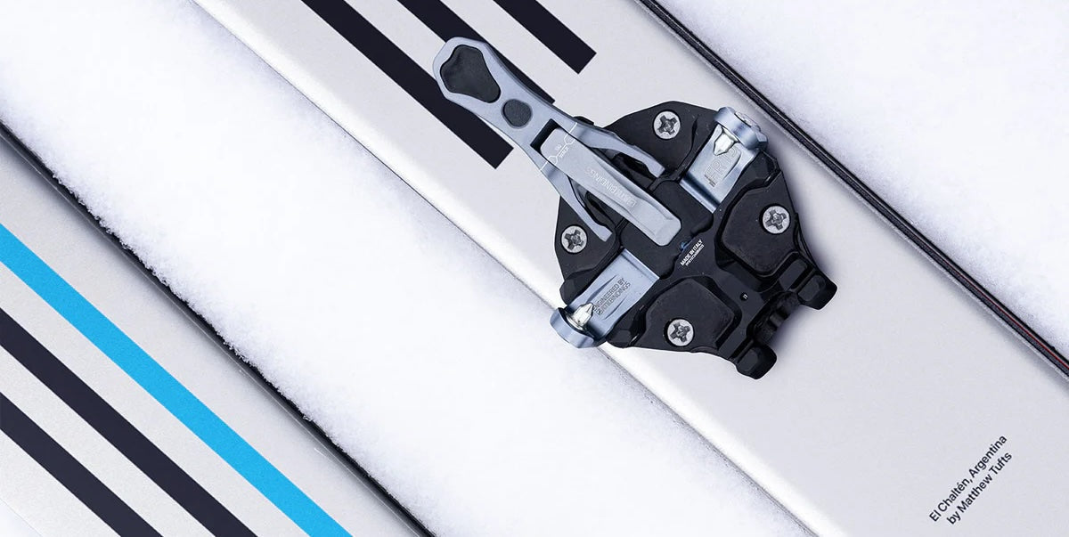 Citadel 107 ski mounted with ATK FREERAIDER EVO 15 bindings