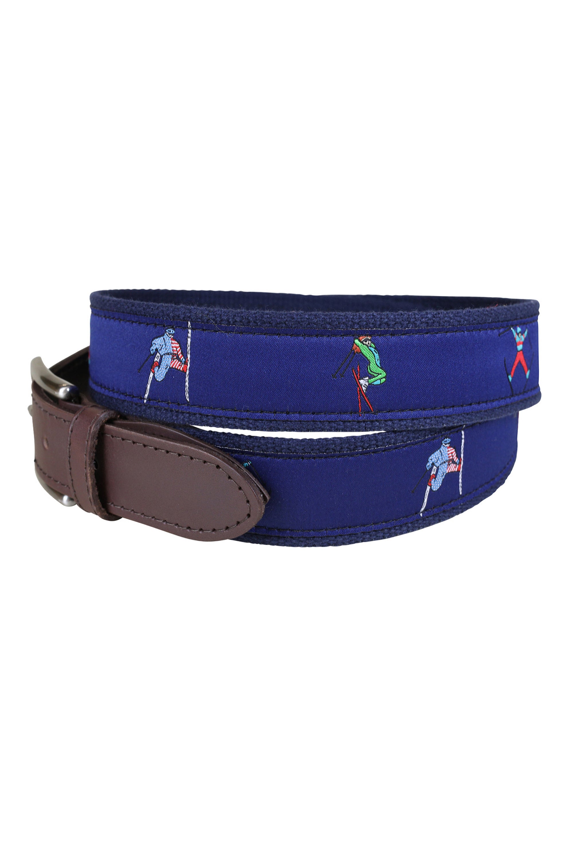 Retro Leather Ski Belt